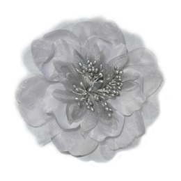 Victoria Collar Flower - Silver