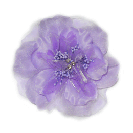 Victoria Collar Flower - Purple