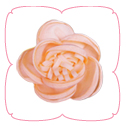 Dahlia Collar Flower - Peach