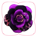 Scarlett Collar Flower - Purple