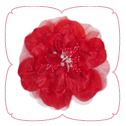 Victoria Collar Flower - Red